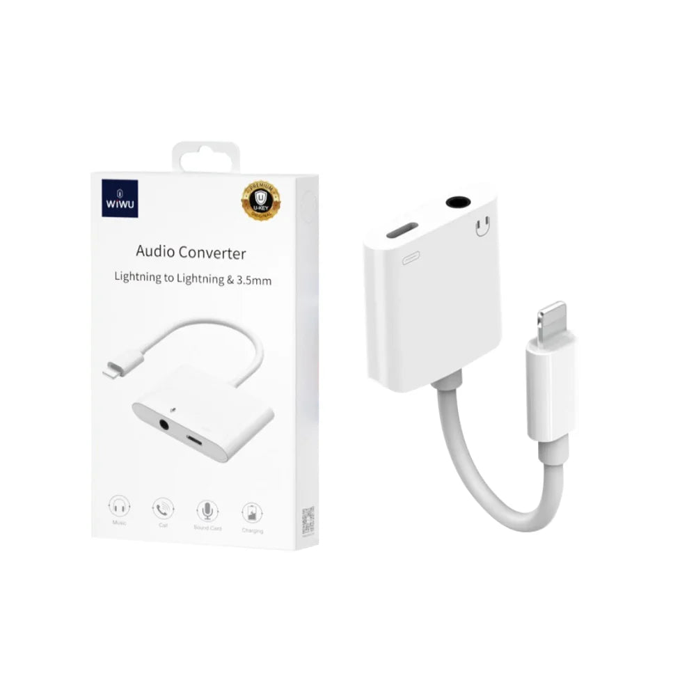 Wiwu Adapter LT01 Pro 2 in 1 Wiwu Adapter LT01 Pro 2 in 1
